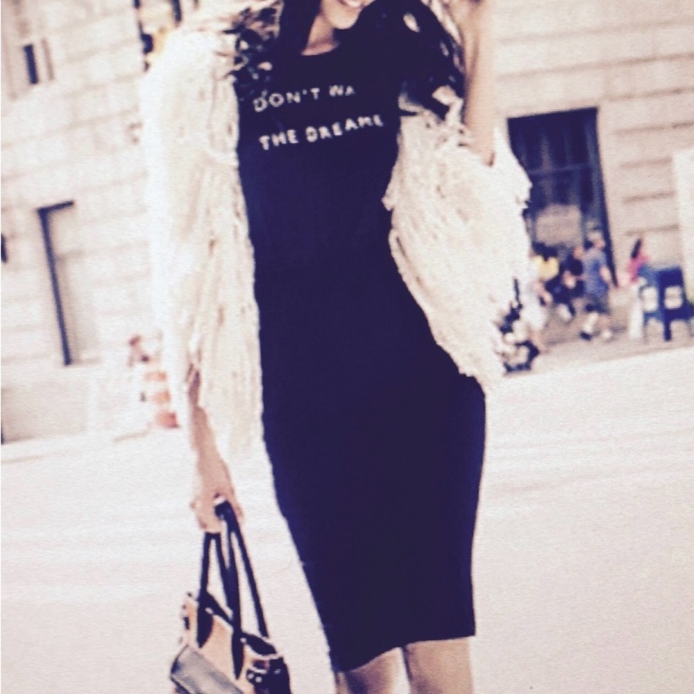 Forever 21 Cream Faux Fur Jacket